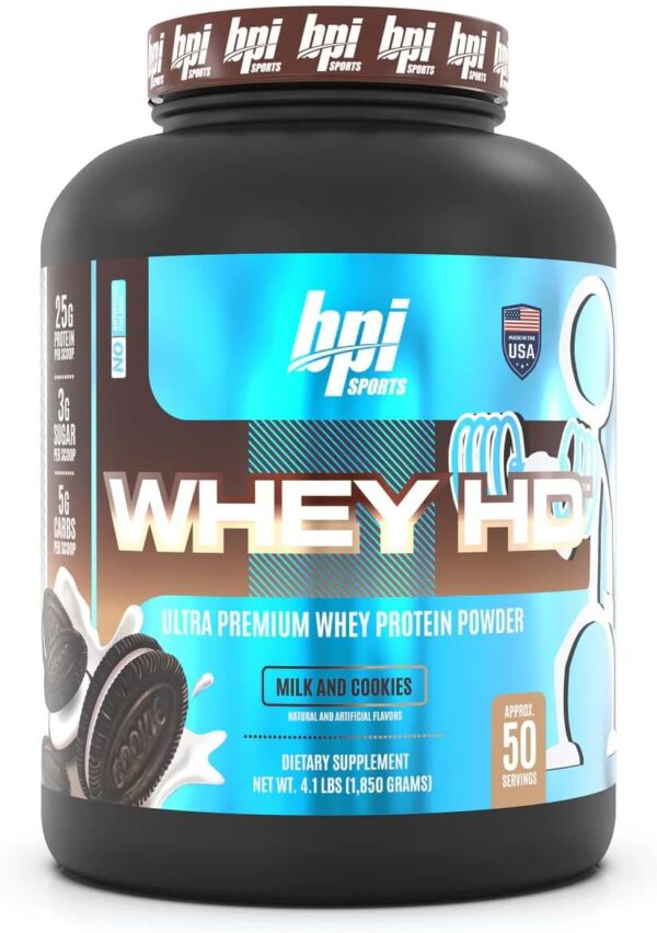BPI Sports Whey HD (4.2lbs, Chocolate Cookie)