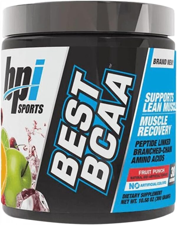 Bpi Sports Best Bcaa Powder, Fruit Punch 300 Grams