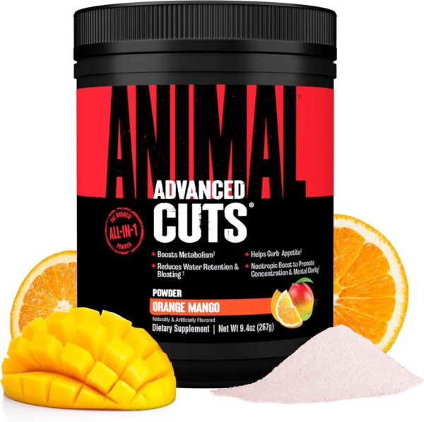 Animal Cuts Powder 267 gram 42 servings (267, orange mango)