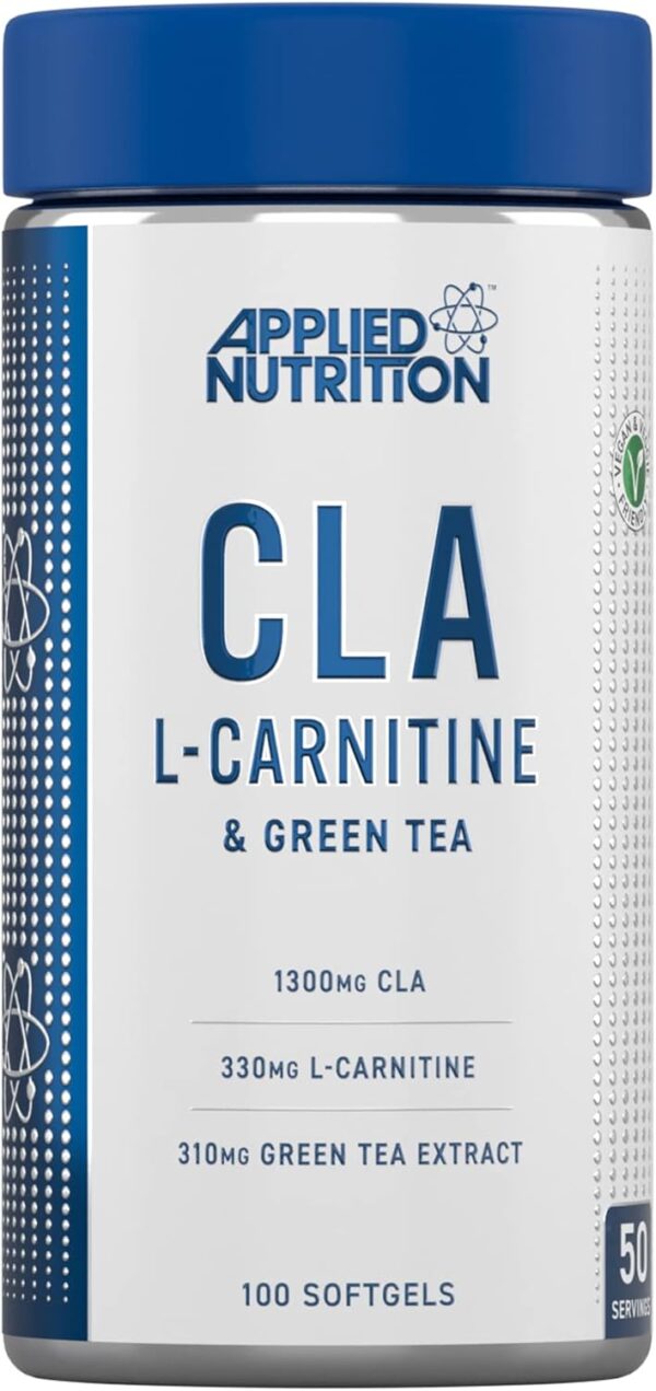 Applied Nutrition Applied Nutrion Cla L-Carnitine And Green Tea Weight Loss Fat Burner Dietary Supplements Veggie, 100 Softgels