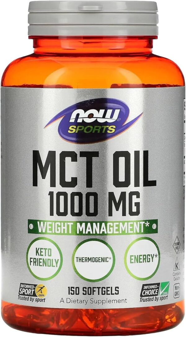 Now Foods MCT Oil 1000mg 150's softgels